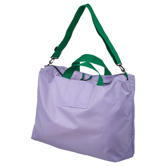 RÄCKLA Bag, foldable, lilac/green, 75x45 cm/55 l