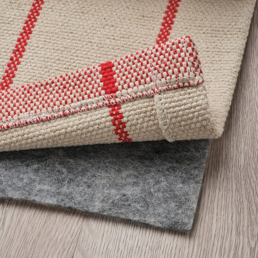 Ridstig Rug RIDSTIG Rug, flatwoven, off-white/red, 170x240 cm – Simple Lifestyle ...