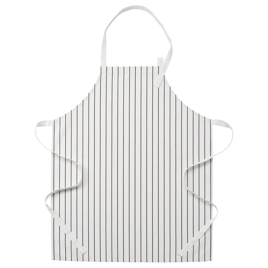 RINNIG Apron, patterned, 69x85 cm