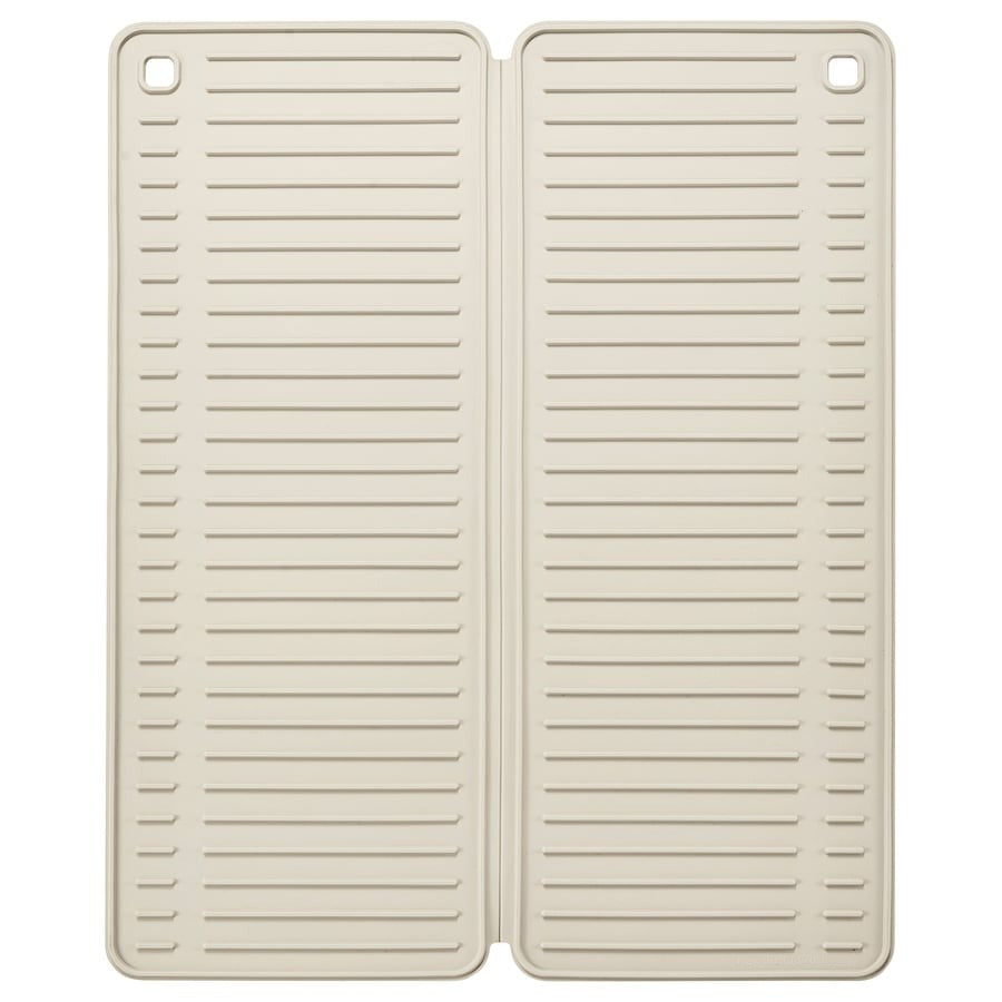 RINNIG Dish drying mat, beige, 51x42 cm