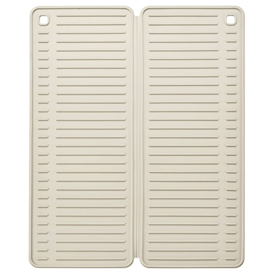 RINNIG Dish drying mat, beige, 51x42 cm