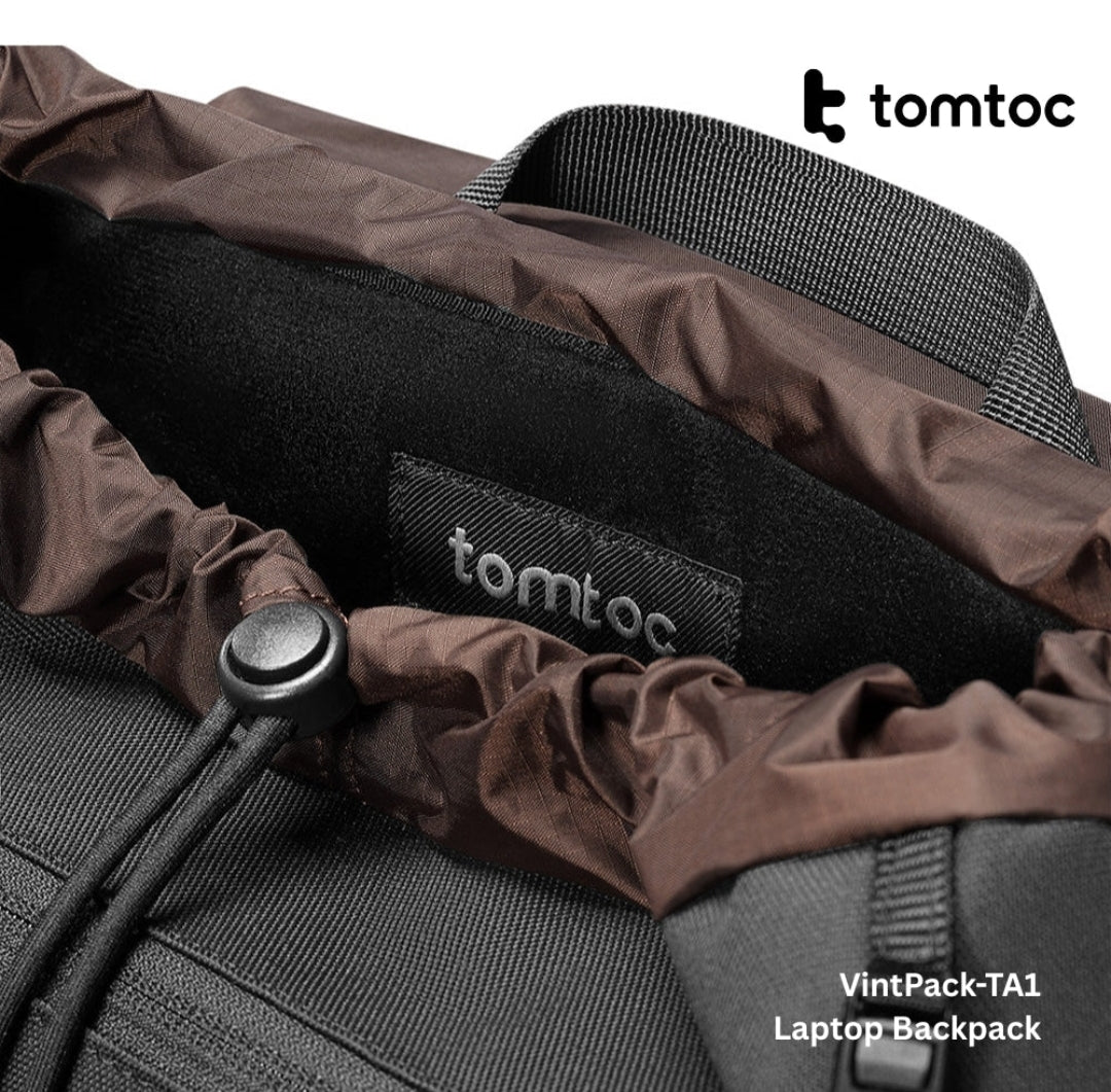 Tomtoc - VintPack-TA1 Laptop Back ( 15.6 Inch / 22L ) - Dark