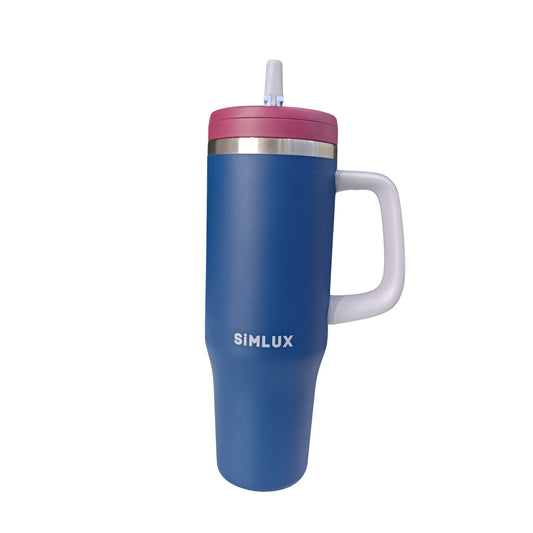 SiMLUX Tumbler Cup with Flip Straw
