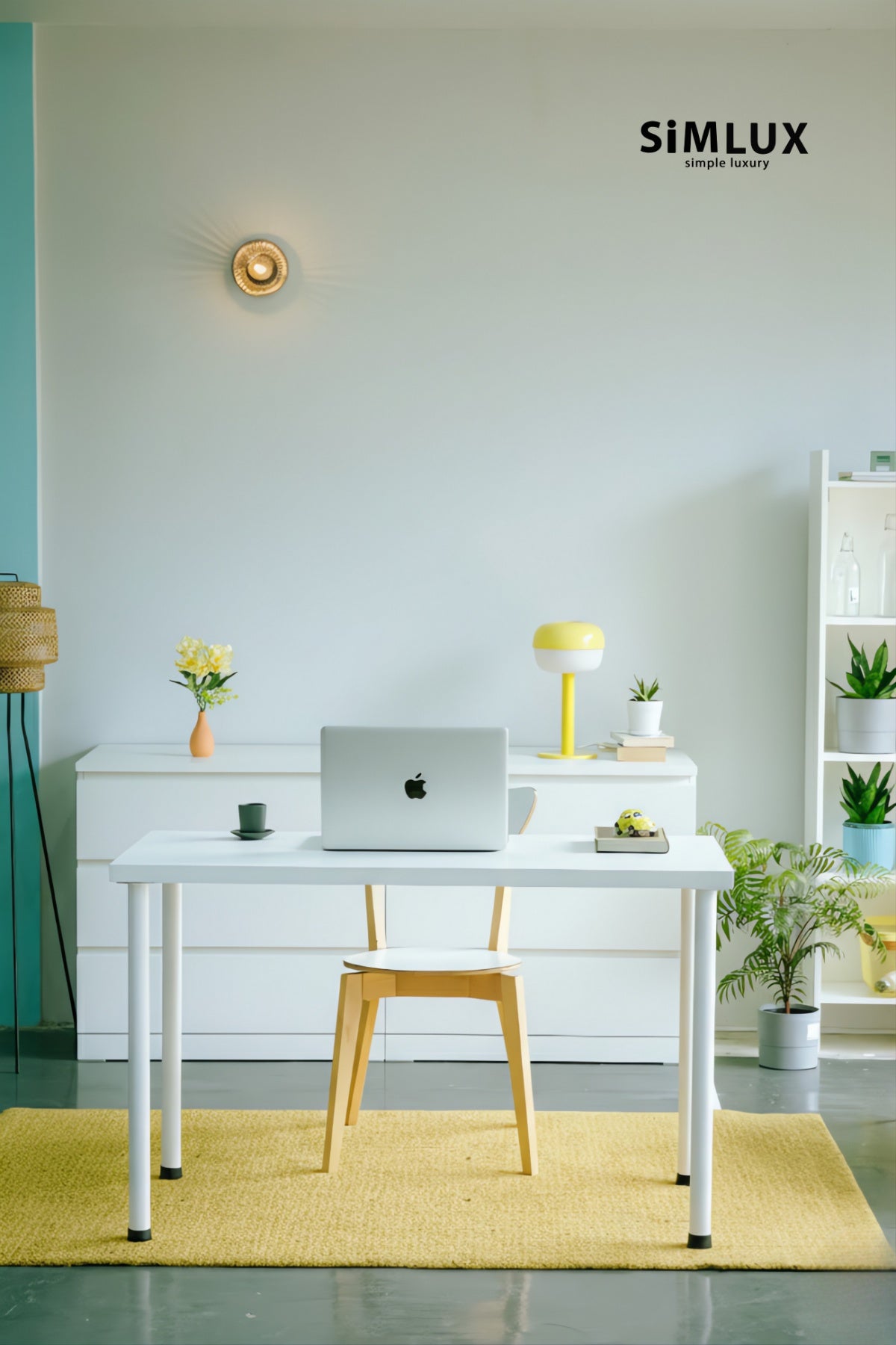 SiMLUX Simple Desk 2 white