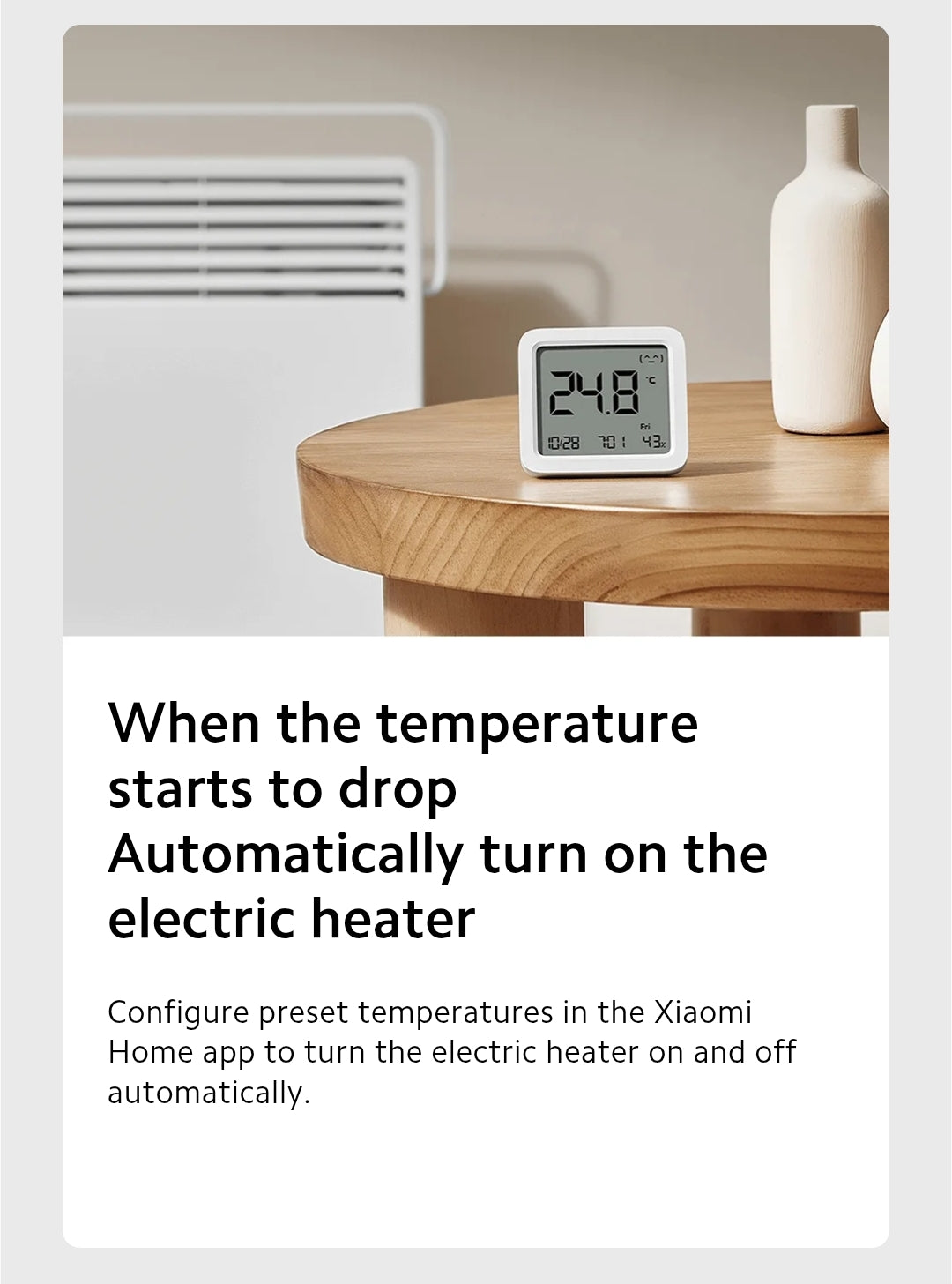 Xiaomi Smart Temperature and Humidity Monitor 3