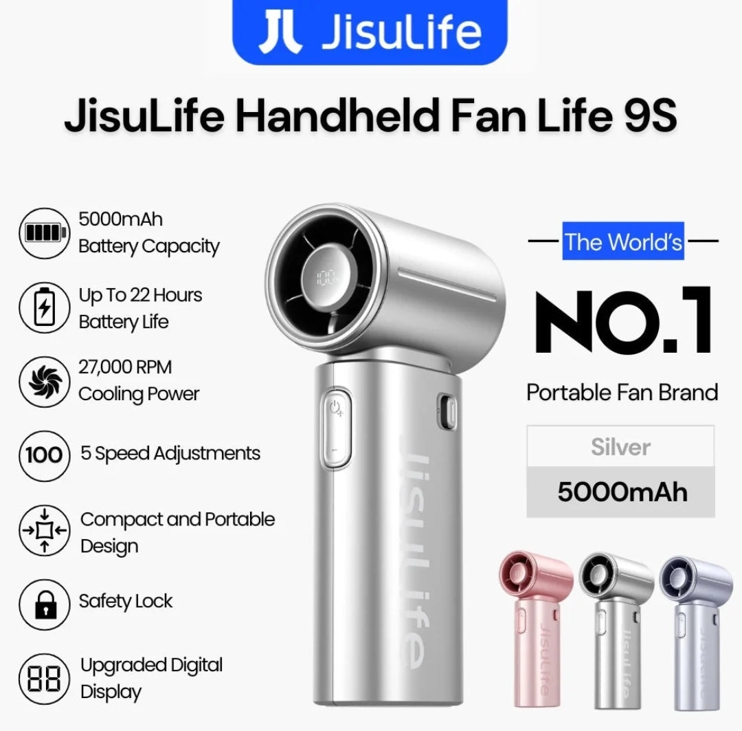 JisuLife - Handheld Fan Life 9S ( 5000mAh )