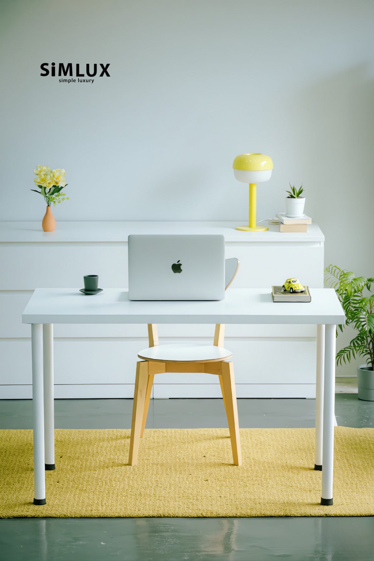 SiMLUX Simple Desk 2 white