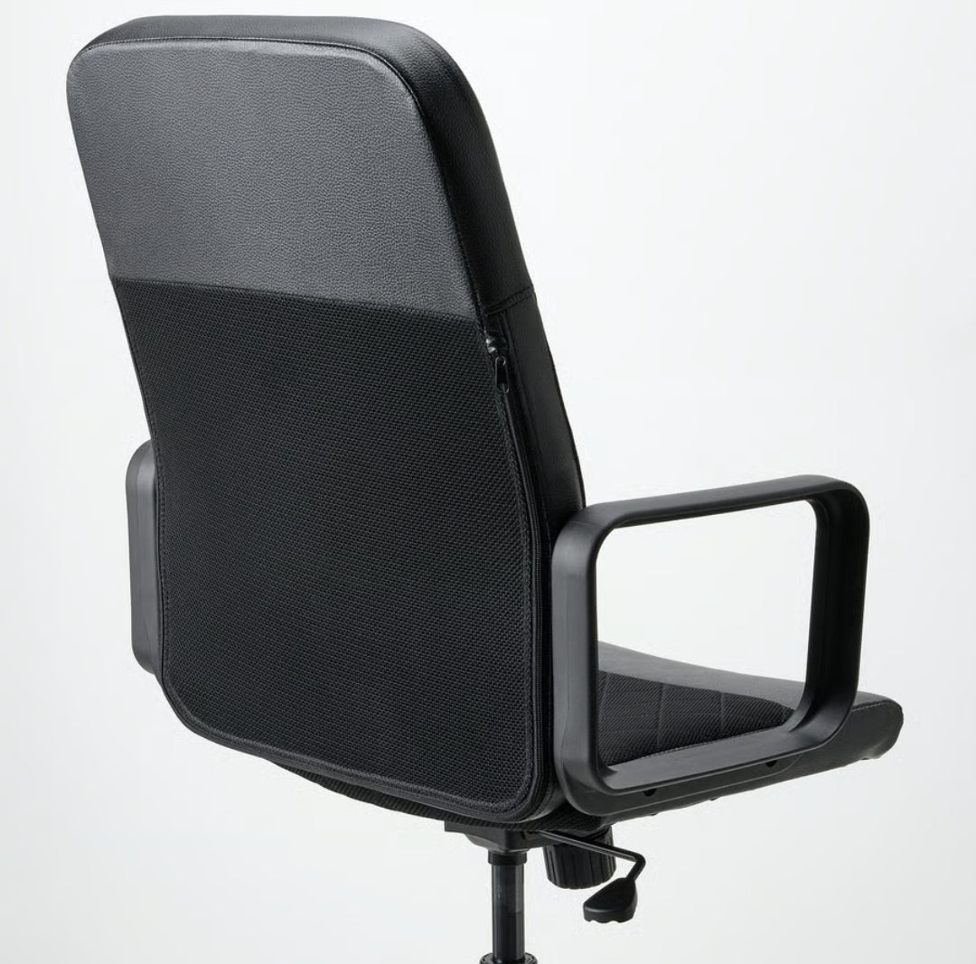 RENBERGET Swivel chair, Bomstad black