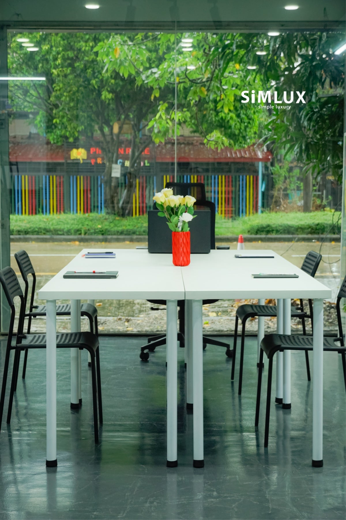 SiMLUX Simple Desk 2 white