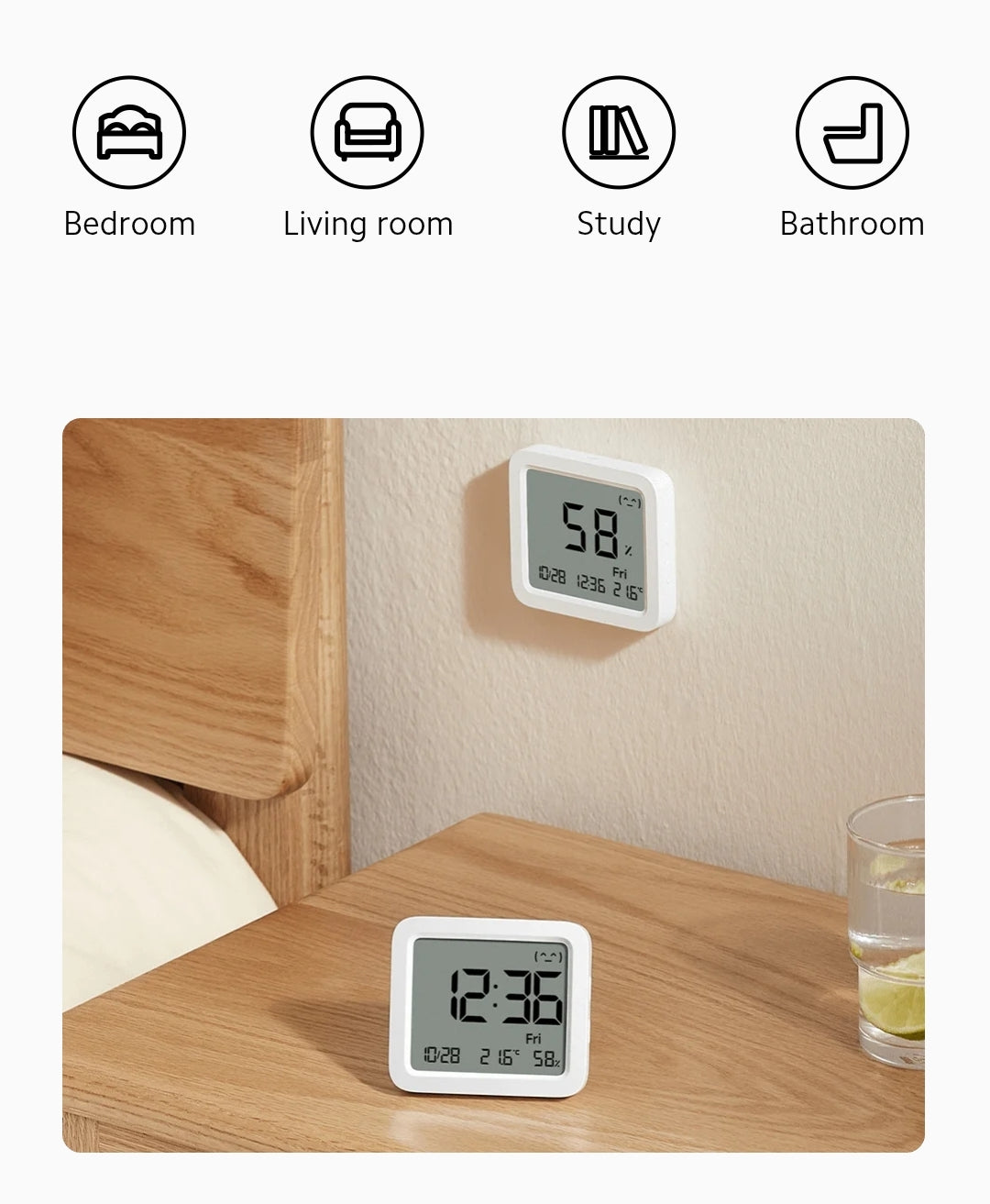 Xiaomi Smart Temperature and Humidity Monitor 3