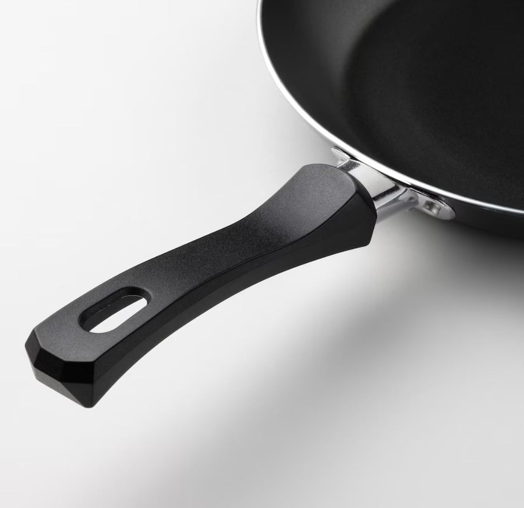 TAGGHAJ Frying pan, non-stick coating black, 24 cm