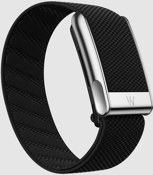 Whoop MG Life  SuperKnit Luxe Band ( Obsidian with Titanium )