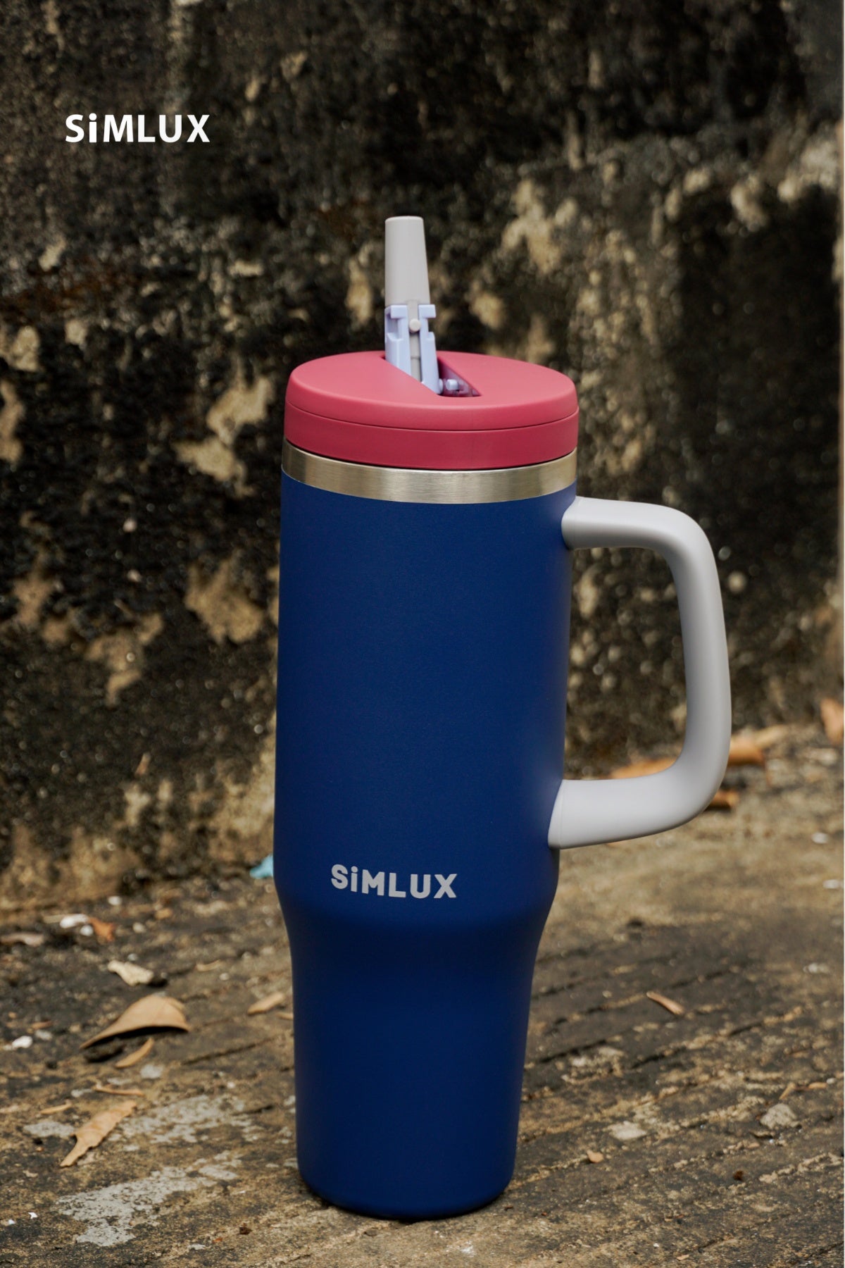 SiMLUX Tumbler Cup with Flip Straw