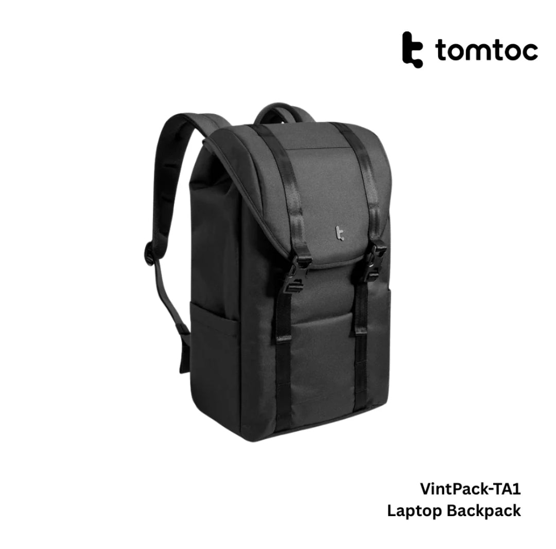 Tomtoc - VintPack-TA1 Laptop Back ( 15.6 Inch / 22L ) - Dark