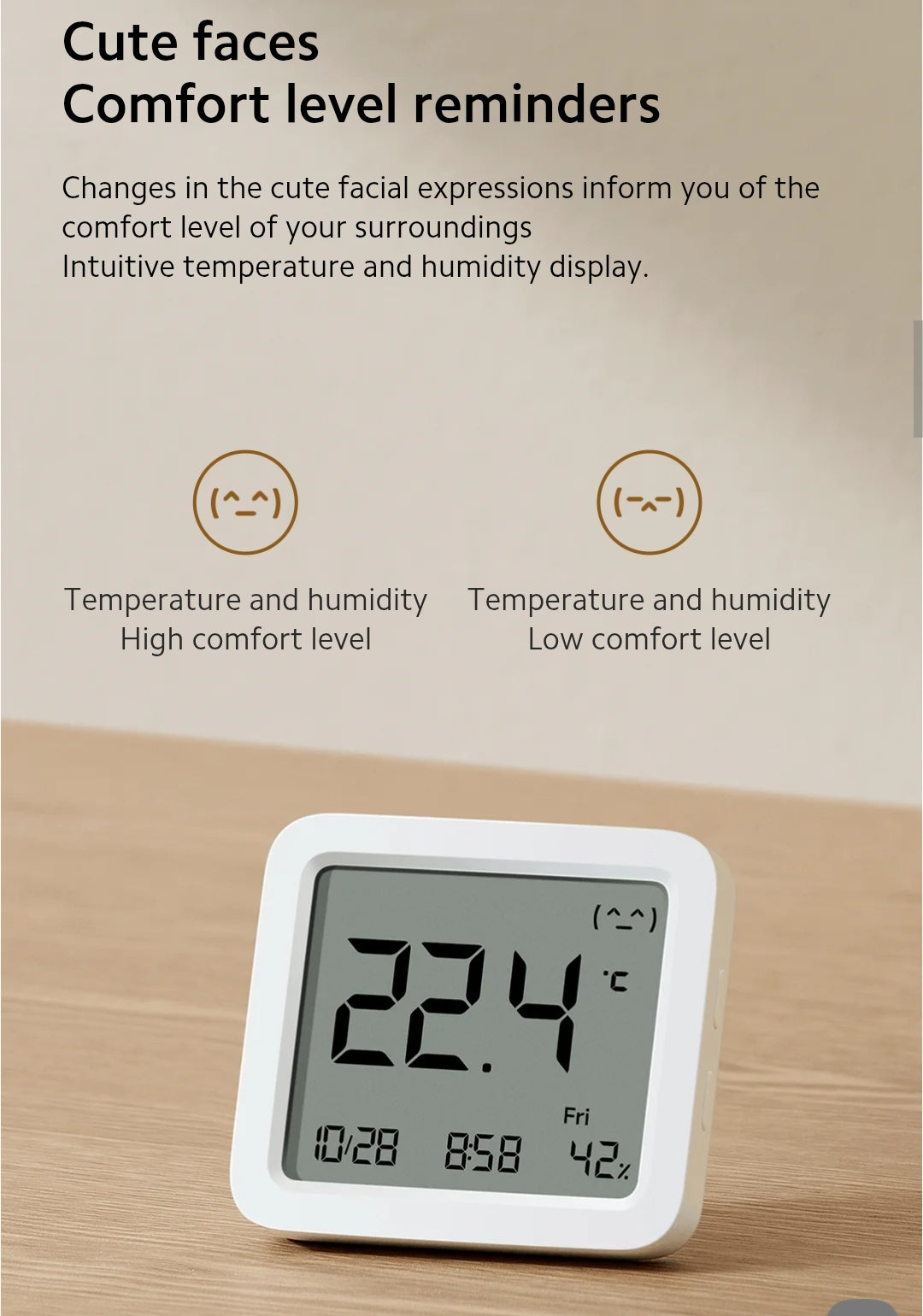 Xiaomi Smart Temperature and Humidity Monitor 3