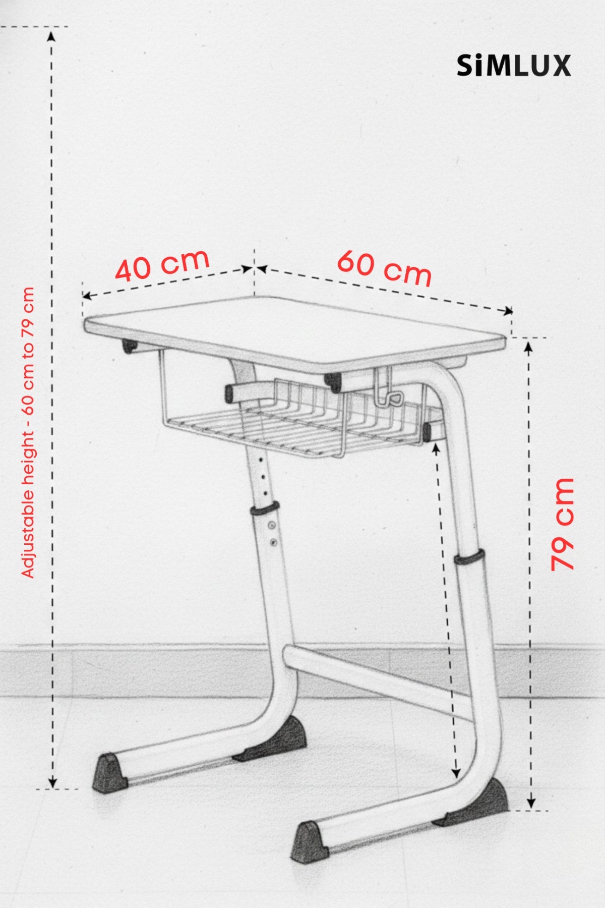 SiMLUX Kid Study Table Set