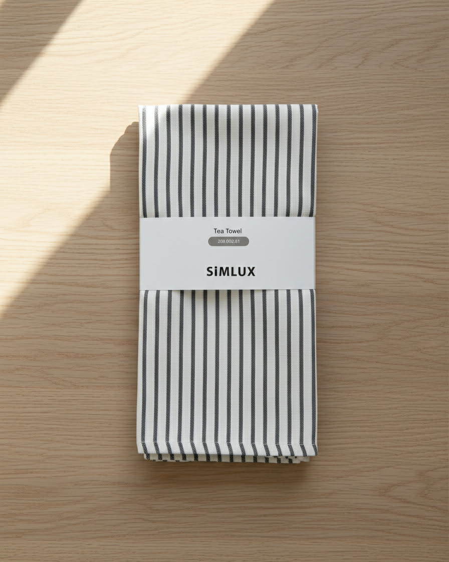 SiMLUX Tea Towel White