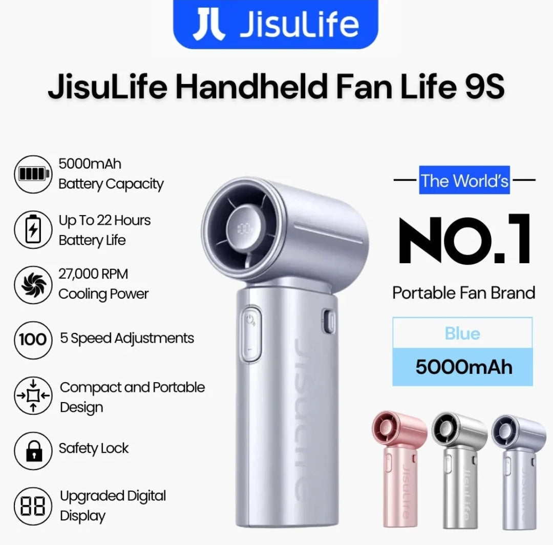 JisuLife - Handheld Fan Life 9S ( 5000mAh )