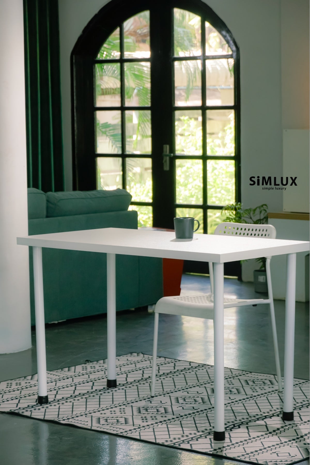 SiMLUX Simple Desk 2 white