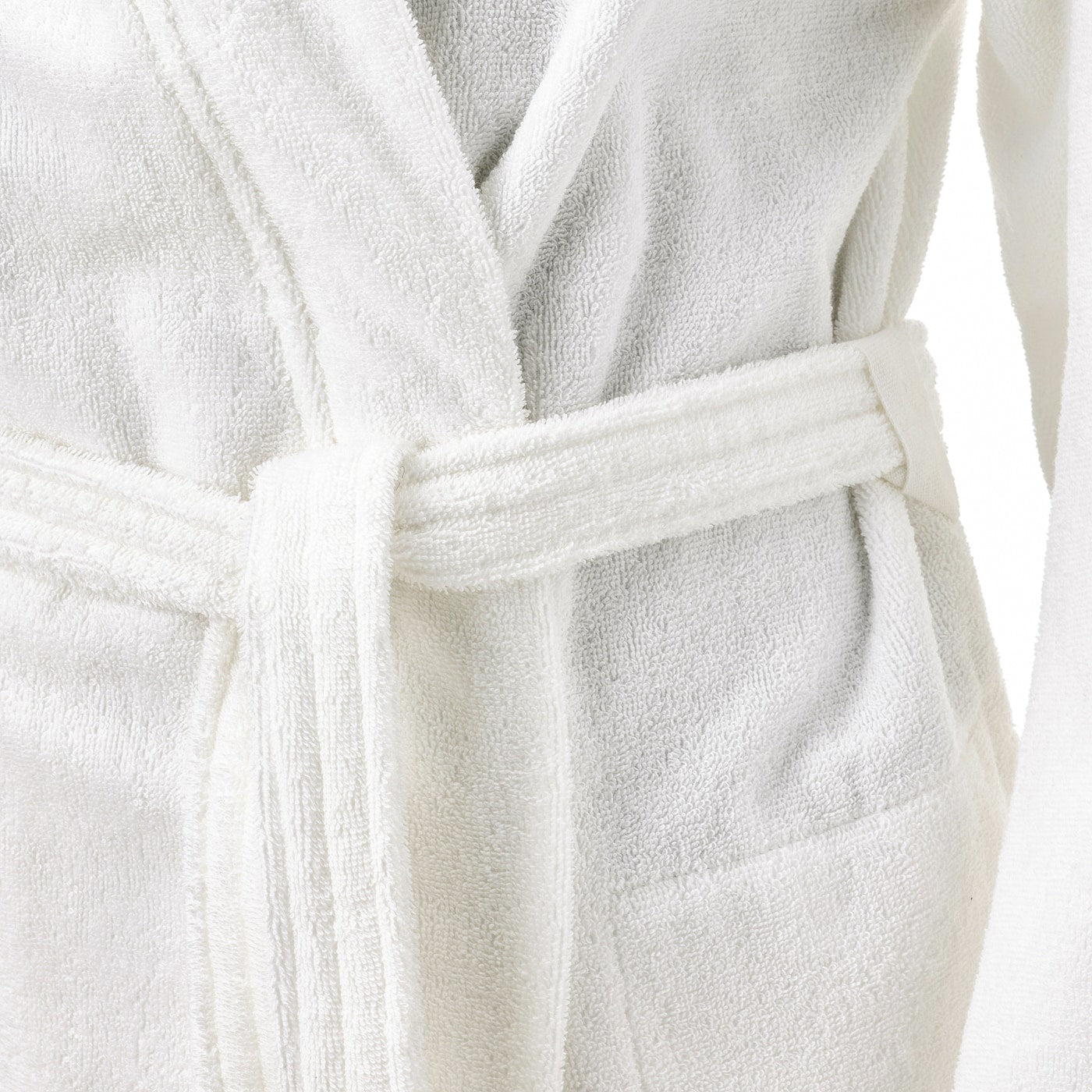 ROCKÅN Bath robe, grey, L/XL