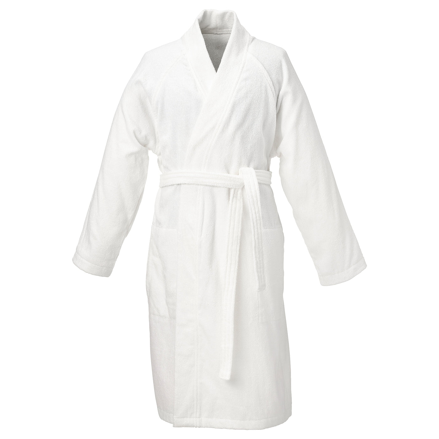 ROCKÅN Bath robe, grey, L/XL