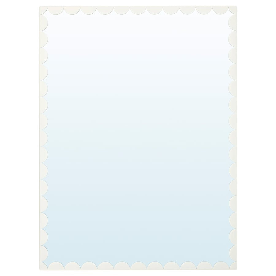 RUNDOXEL Mirror, white, 30x40 cm