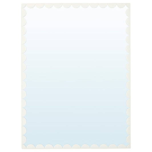 RUNDOXEL Mirror, white, 30x40 cm