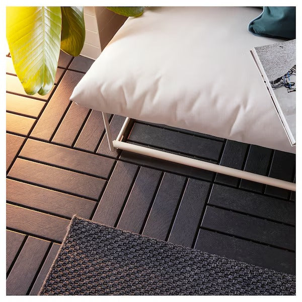 RUNNEN Floor decking, outdoor, acacia, 0.81 m²