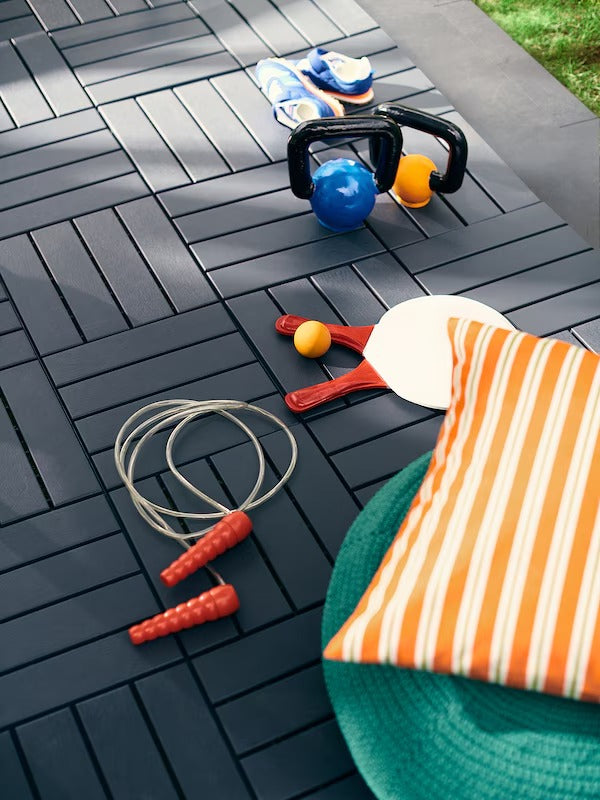 RUNNEN Floor decking, outdoor, acacia, 0.81 m²