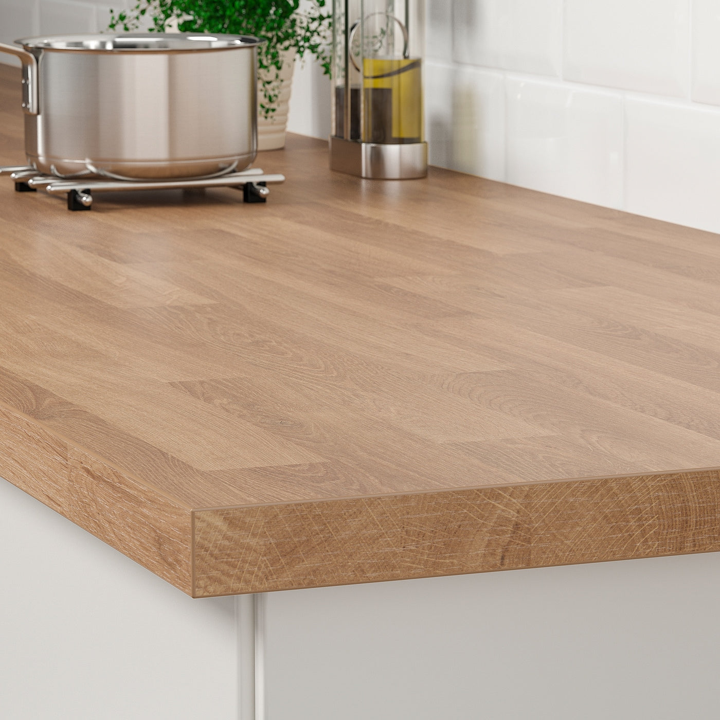 SÄLJAN Worktop, oak effect/laminate, 186x3.8 cm