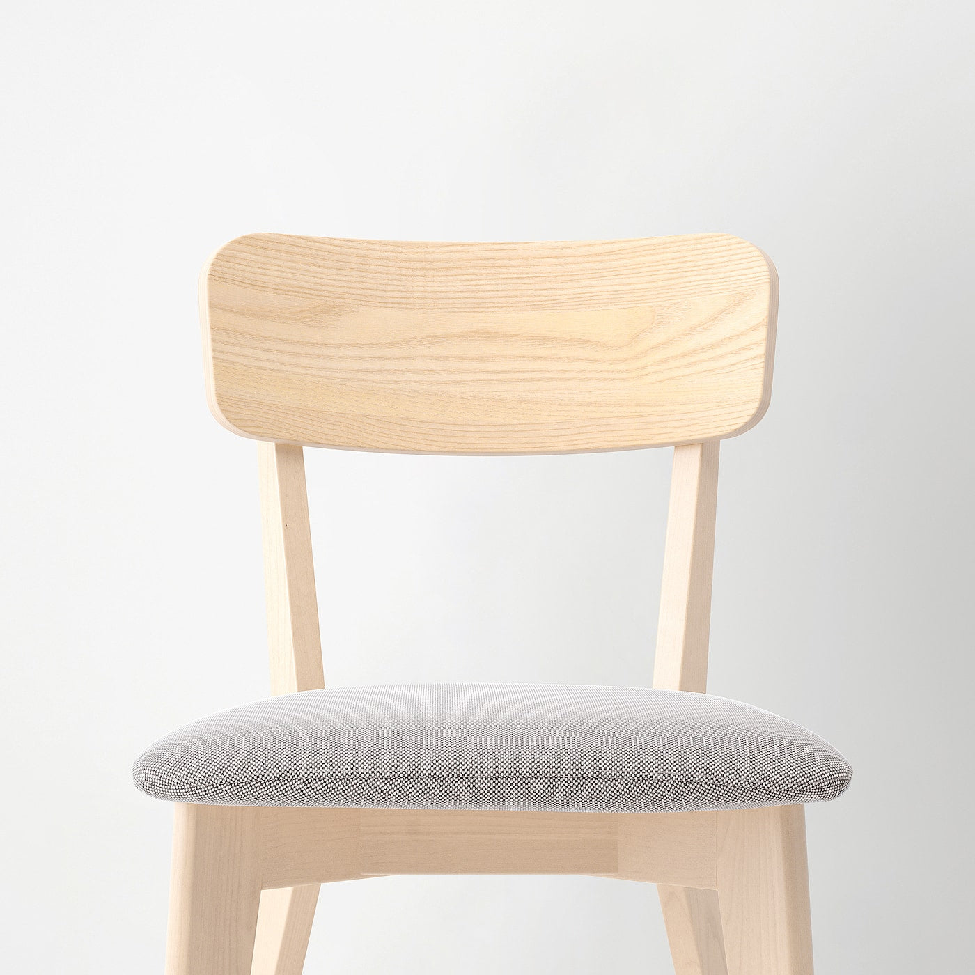 SKANSNÄS / LISABO Table and 4 chairs, light beech veneer/ash, 150/205 cm