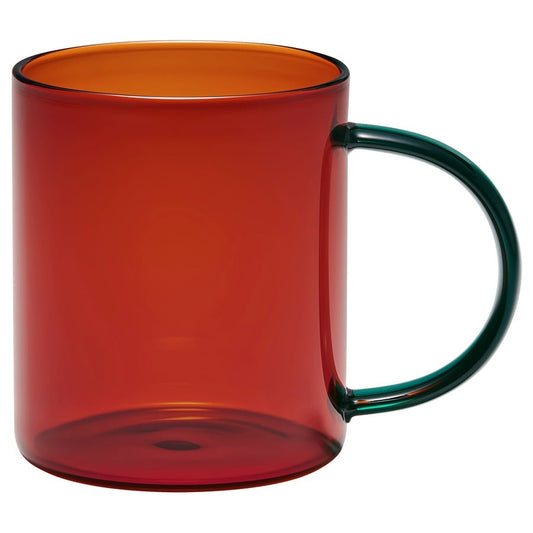 New SKUGGSTUBB Mug, mixed colours brown/green, 41 cl
