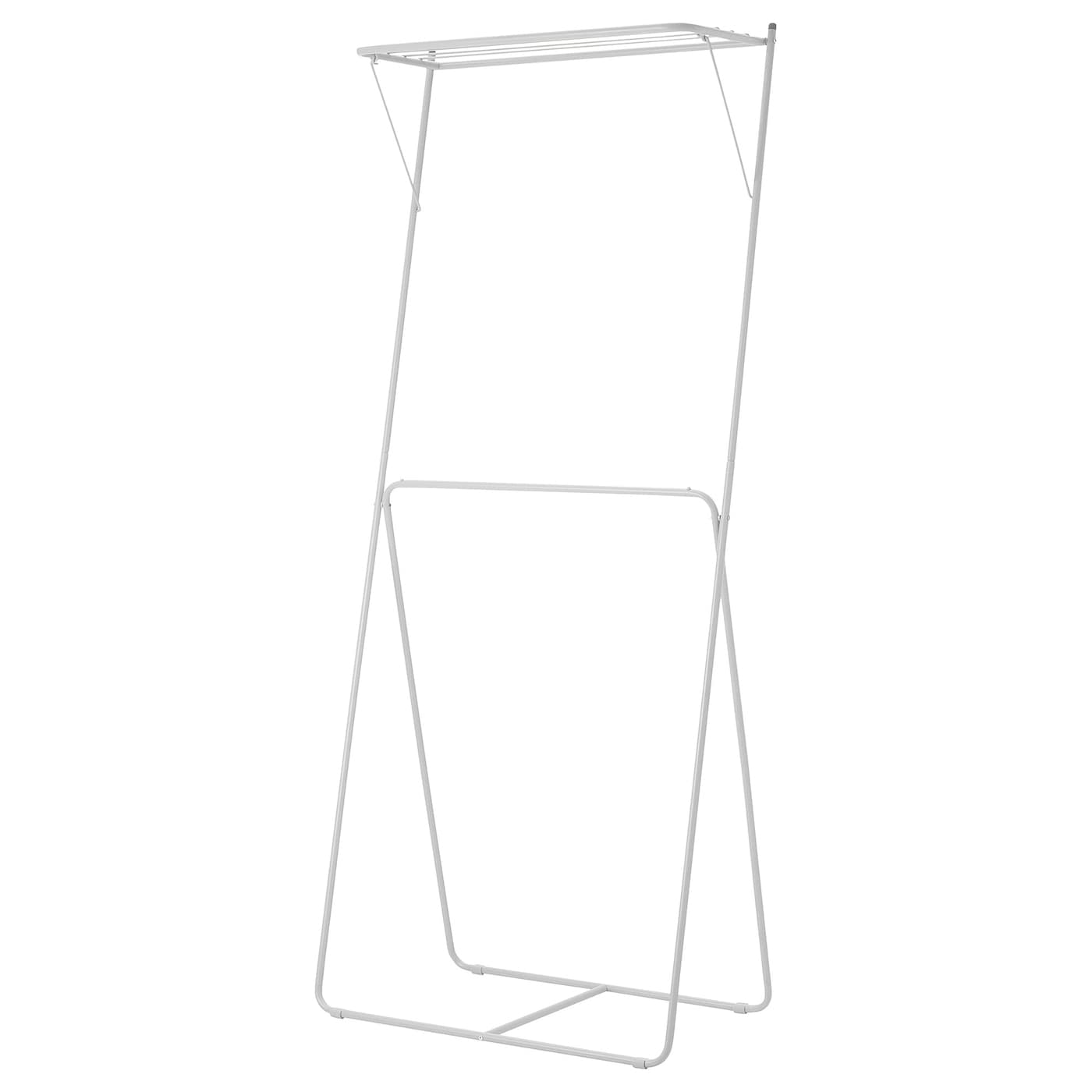 SLIBB Drying rack, 2 levels, grey, 78x46x185 cm