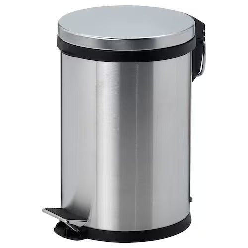 IKEA SNÖRPA Pedal bin, stainless steel, 12 l