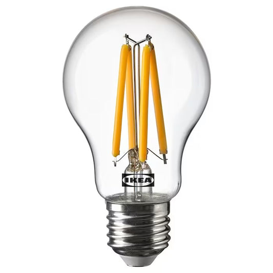 SOLHETTA LED bulb E27 470 lumen, globe clear / Warm white