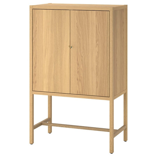 STOCKHOLM 2025 Cabinet with 2 doors, green, 80x40x126 cm