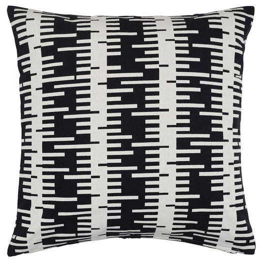 STOCKHOLM 2025 Cushion cover, off-white/black, 50x50 cm