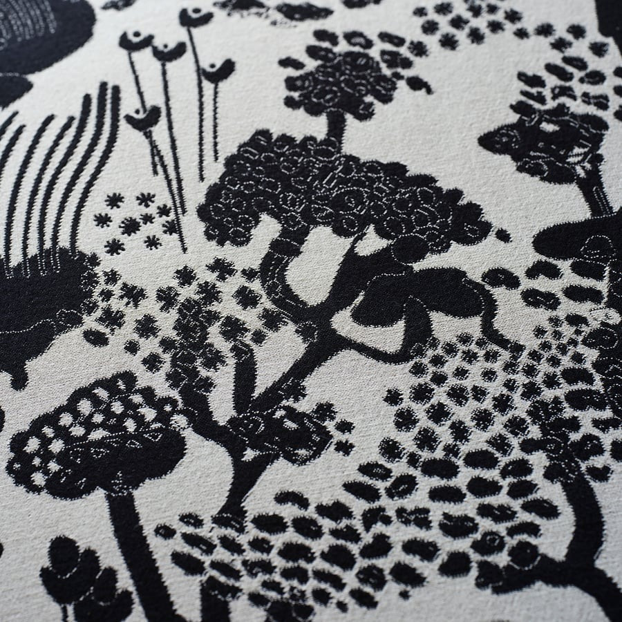 STOCKHOLM 2025 Pouffe, black/white