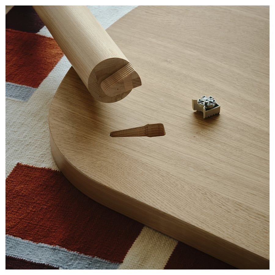 STOCKHOLM 2025 Table, oak veneer/oak veneer, 230x90 cm