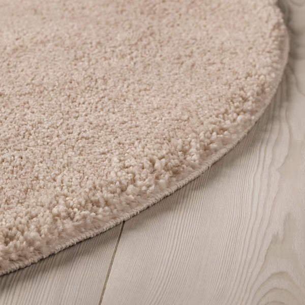 STOENSE Rug, low pile, off-white, 130 cm