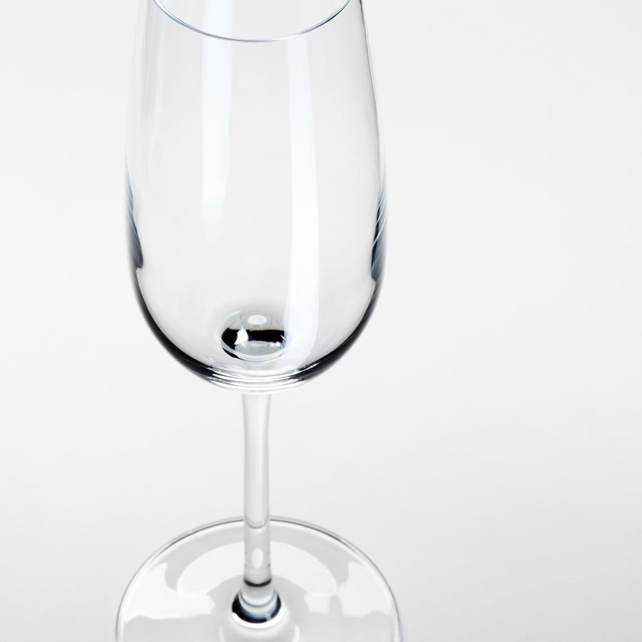 STORSINT Champagne glass, clear glass, 22 cl