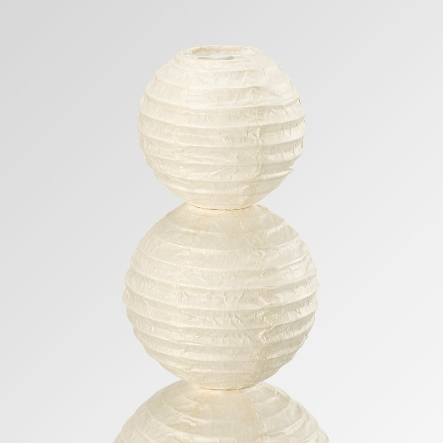 STRÅLA LED decorative table lamp, ball shaped battery-operated/white