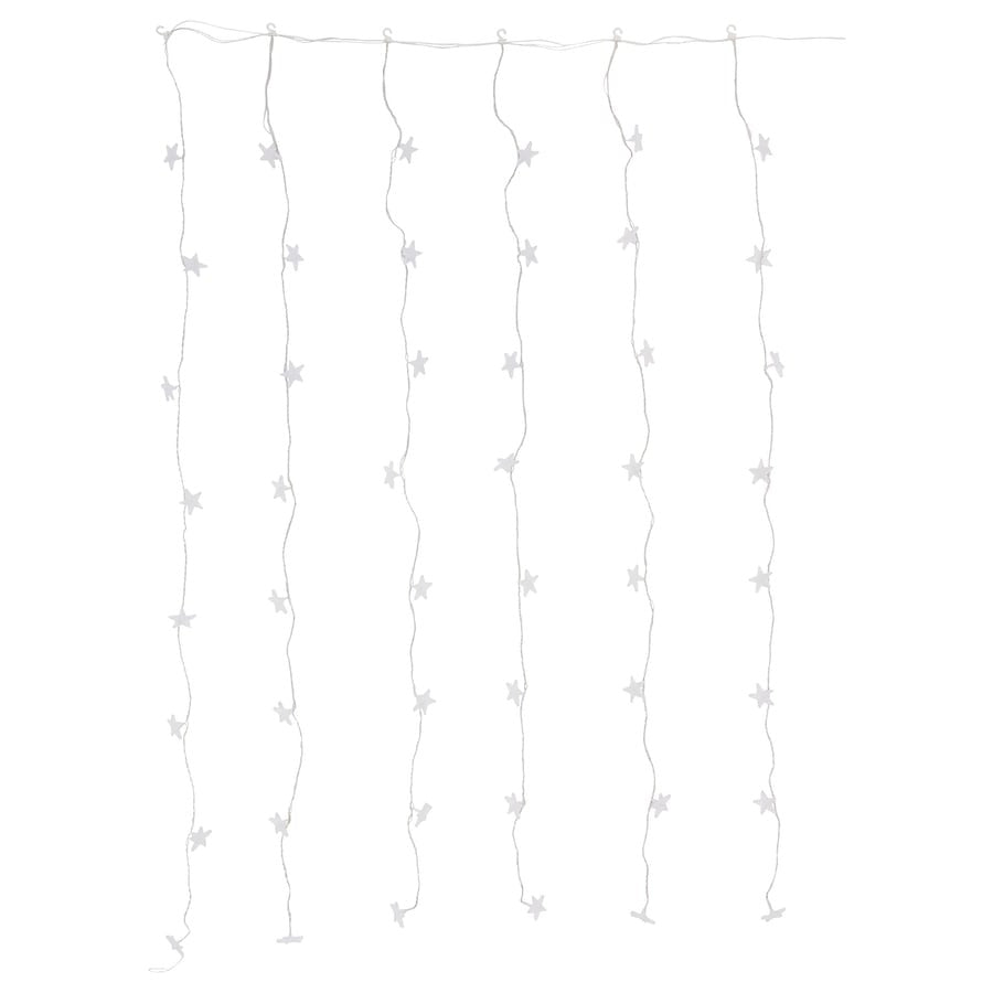 STRÅLA LED lighting curtain with 48 lights, outdoor star
