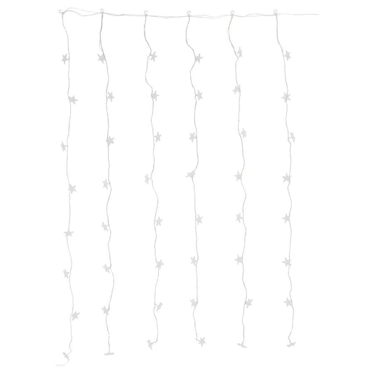 STRÅLA LED lighting curtain with 48 lights, outdoor star