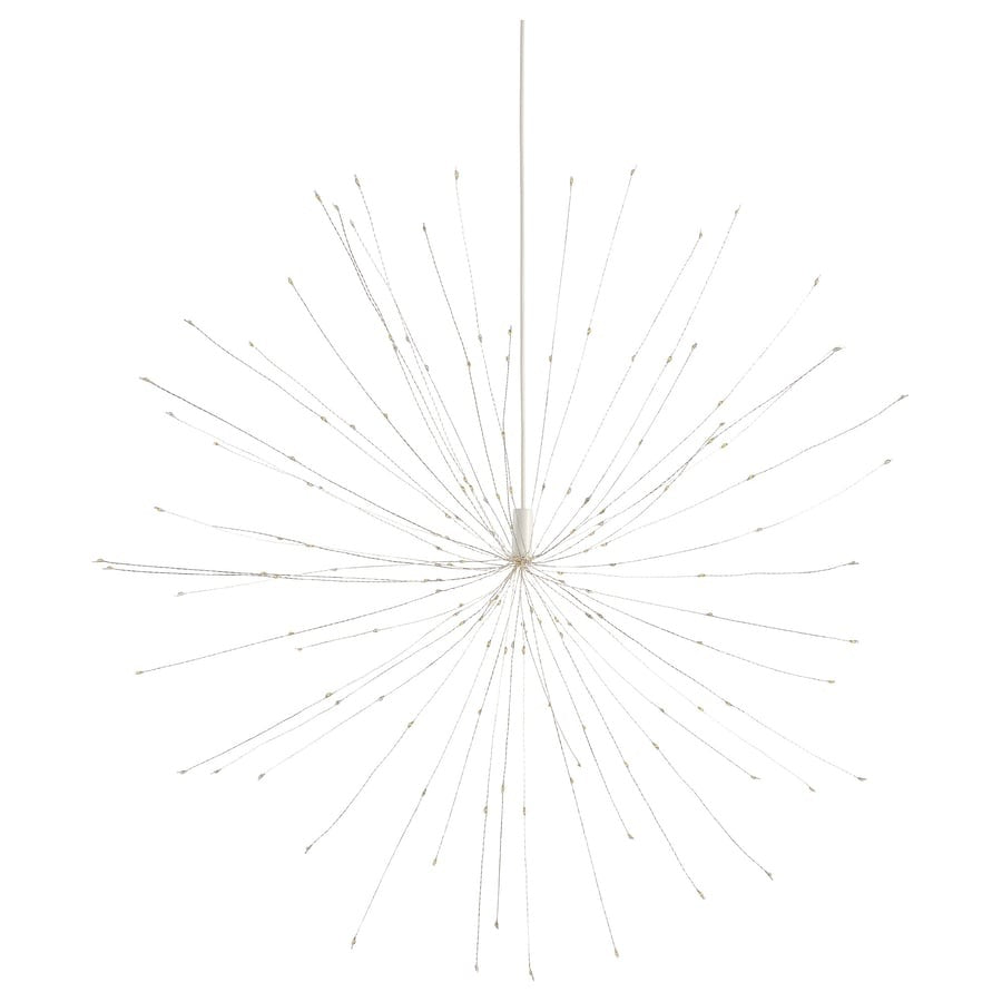 STRÅLA LED pendant lamp, sparkler/battery-operated