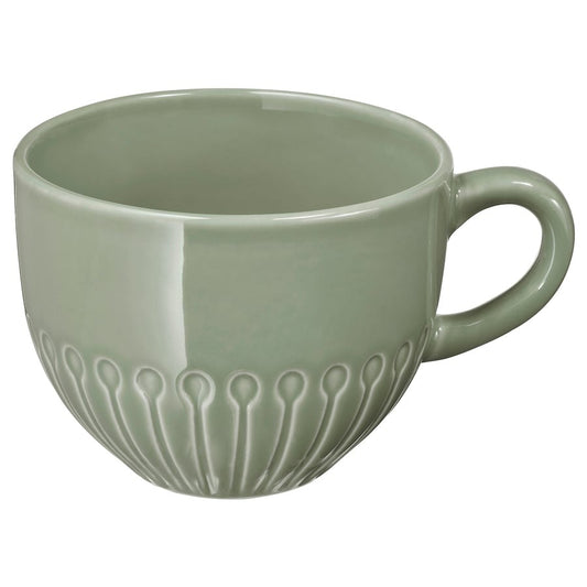 STRIMMIG Mug, stoneware grey, 36 cl