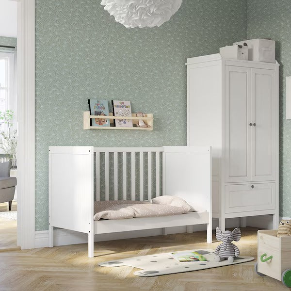 SUNDVIK Cot, white, 60x120 cm