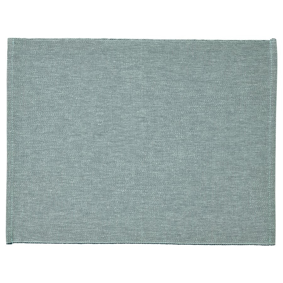 SVARTSENAP Place mat, green-blue, 35x45 cm