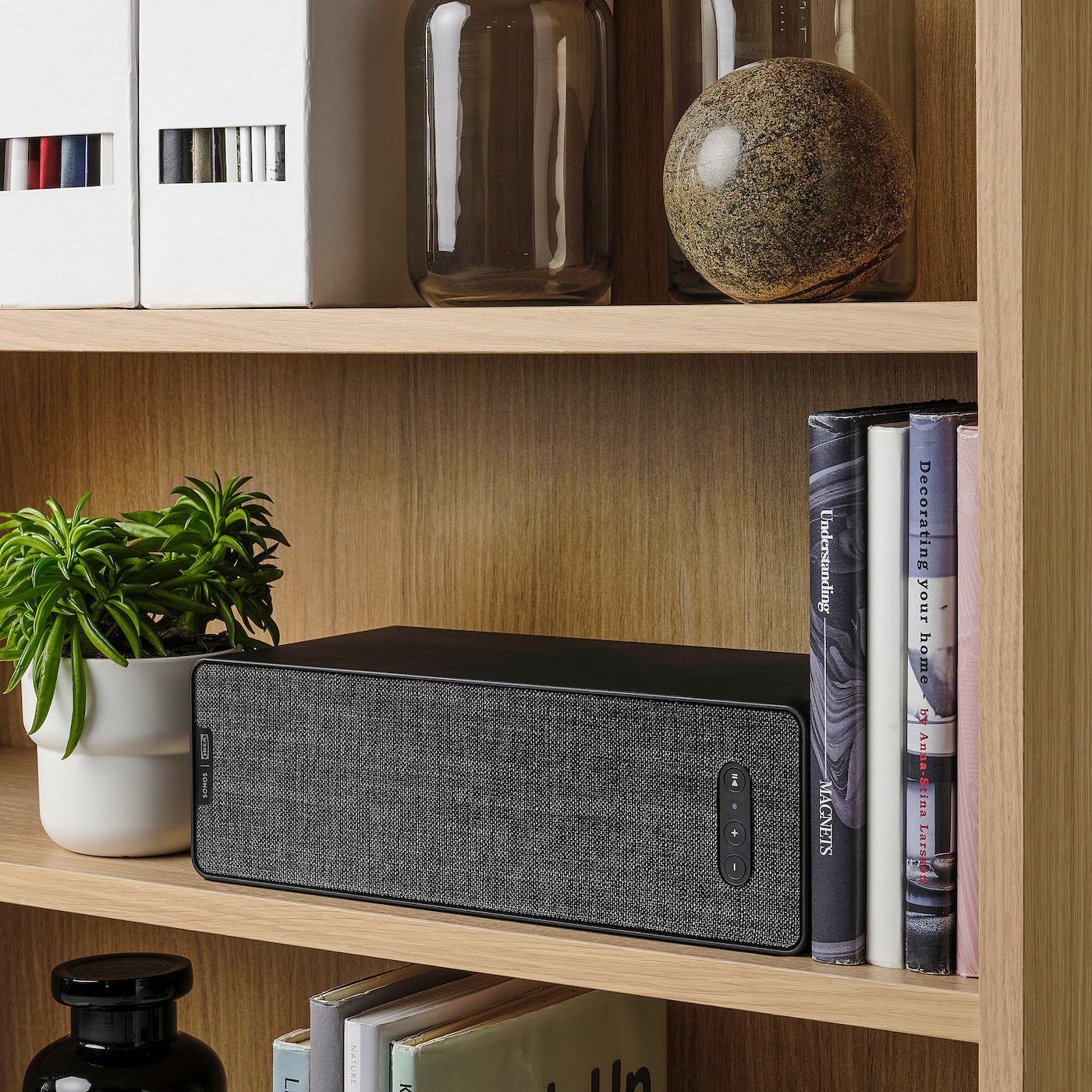 SYMFONISK WiFi bookshelf speaker, black smart/gen 2