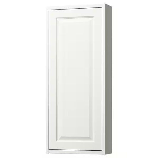 New TÄNNFORSEN Wall cabinet with door, white, 40x15x95 cm